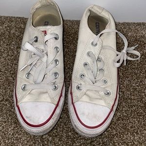 Women’s white converse